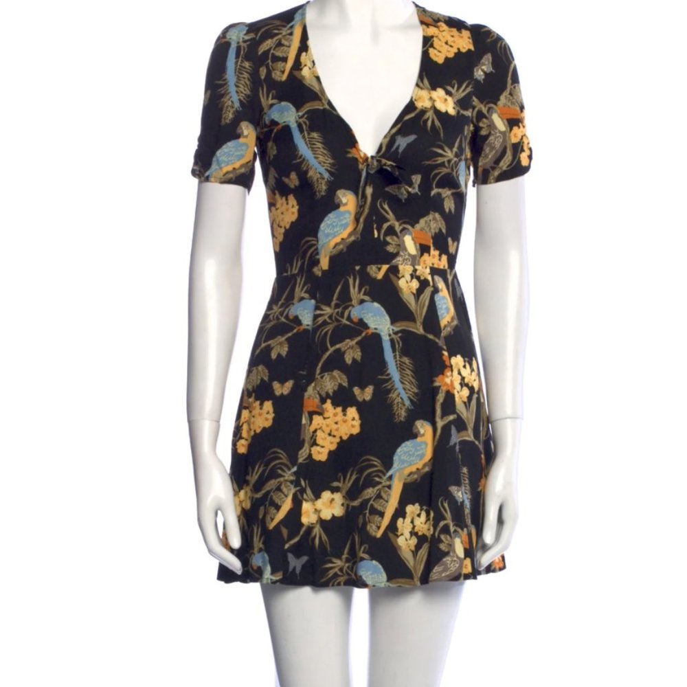 Reformation Printed Mini Dress